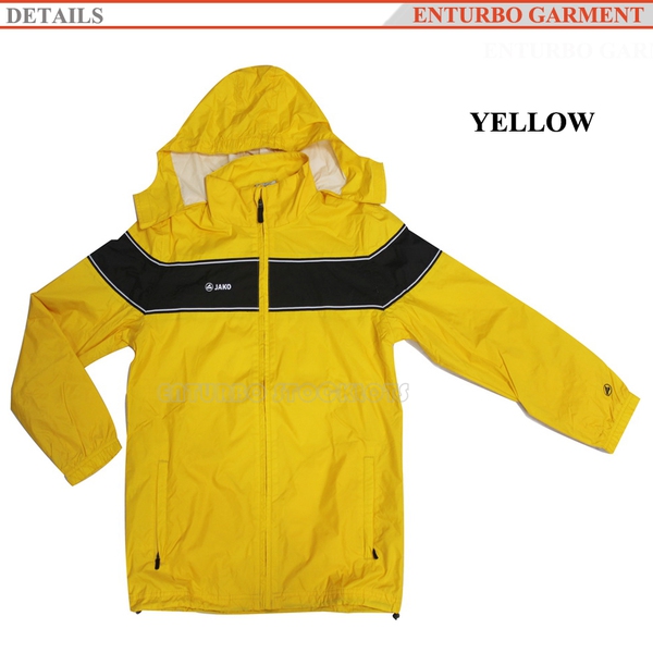 jaqueta de chuva amarela masculina